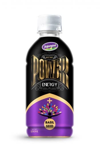 PET Bottle Energy Drink Power Energy Drink With Basil Seed F